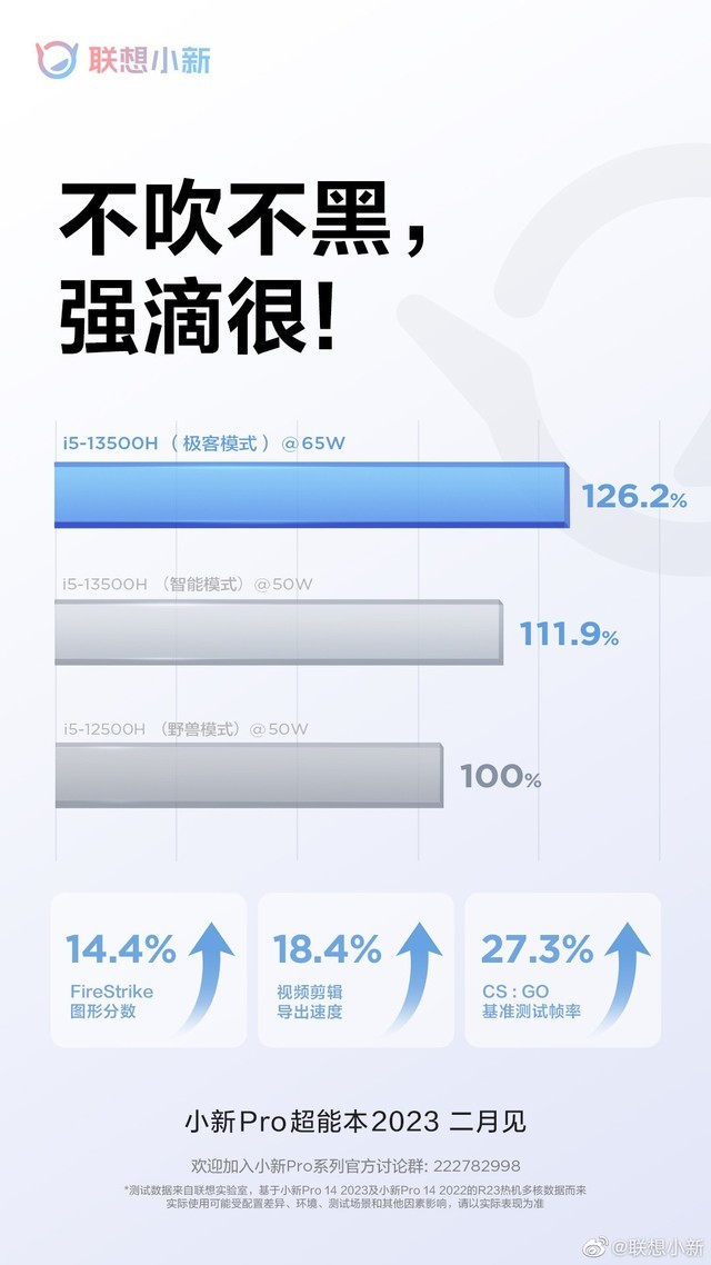 2023联想小新Pro笔记本即将发布