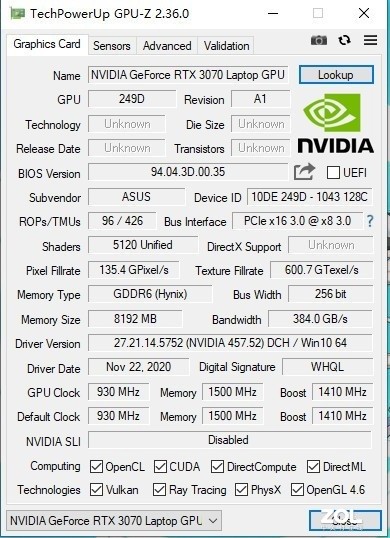 RTX3060与RTX3070两款显卡性能相差几何？