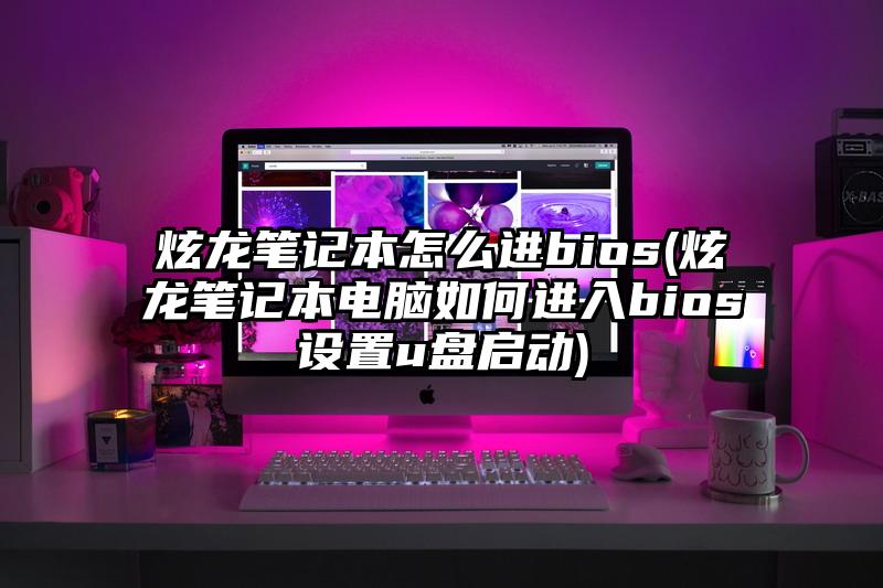 炫龙笔记本怎么进bios(炫龙笔记本电脑如何进入bios设置u盘启动)