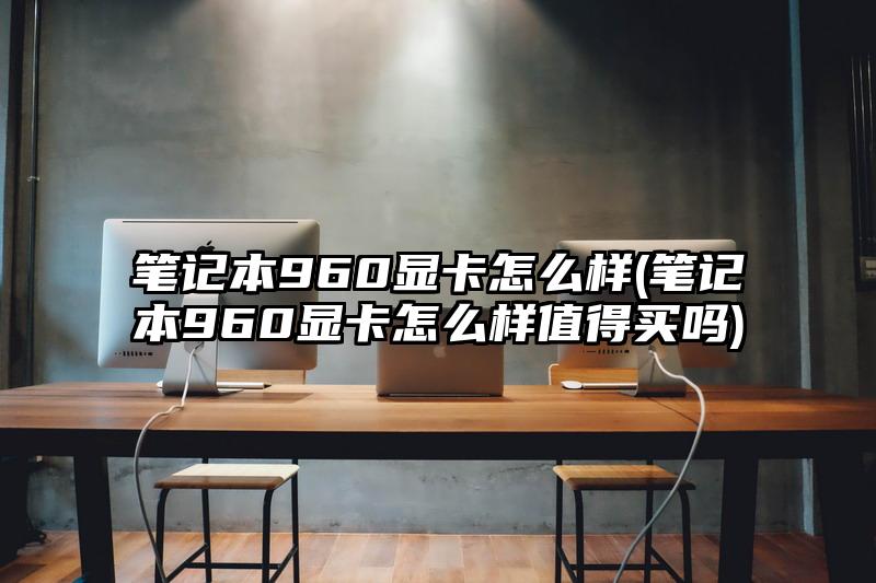 笔记本960显卡怎么样(笔记本960显卡怎么样值得买吗)