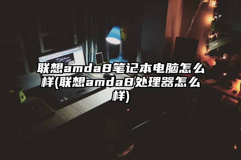 联想amda8笔记本电脑怎么样(联想amda8处理器怎么样)