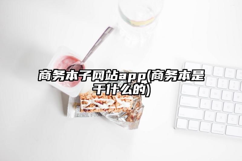 商务本子网站app(商务本是干什么的)