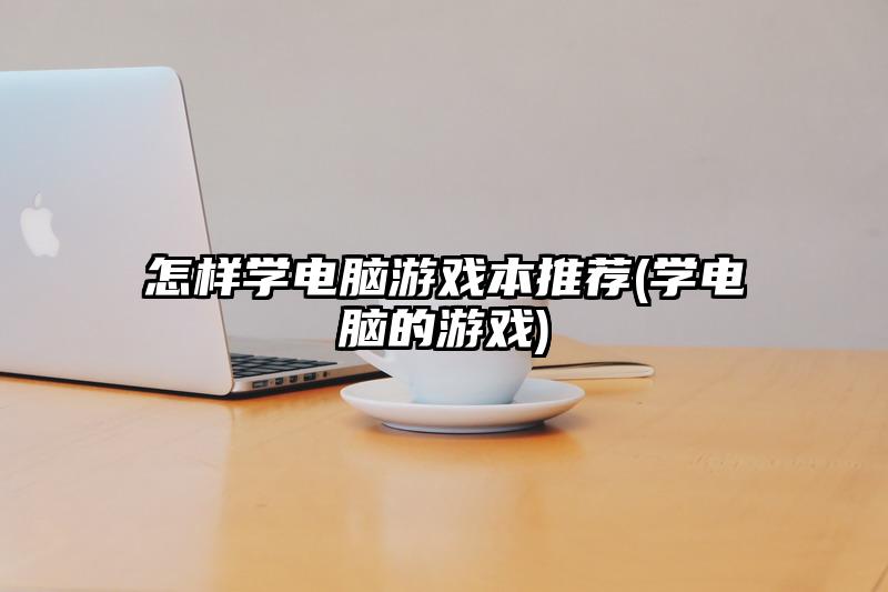 怎样学电脑游戏本推荐(学电脑的游戏)