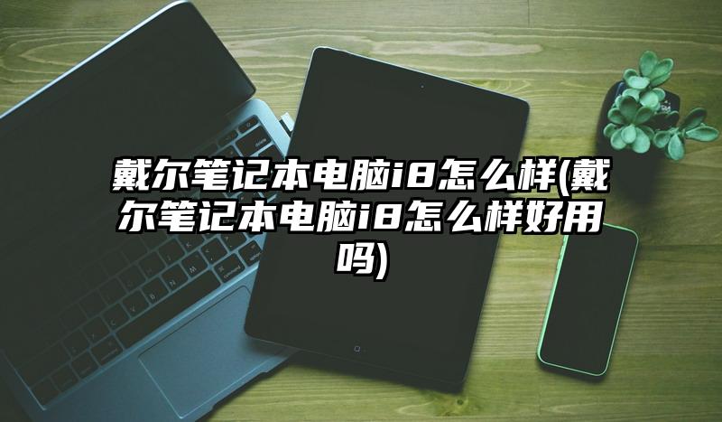 戴尔笔记本电脑i8怎么样(戴尔笔记本电脑i8怎么样好用吗)