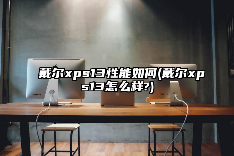 戴尔xps13性能如何(戴尔xps13怎么样?)