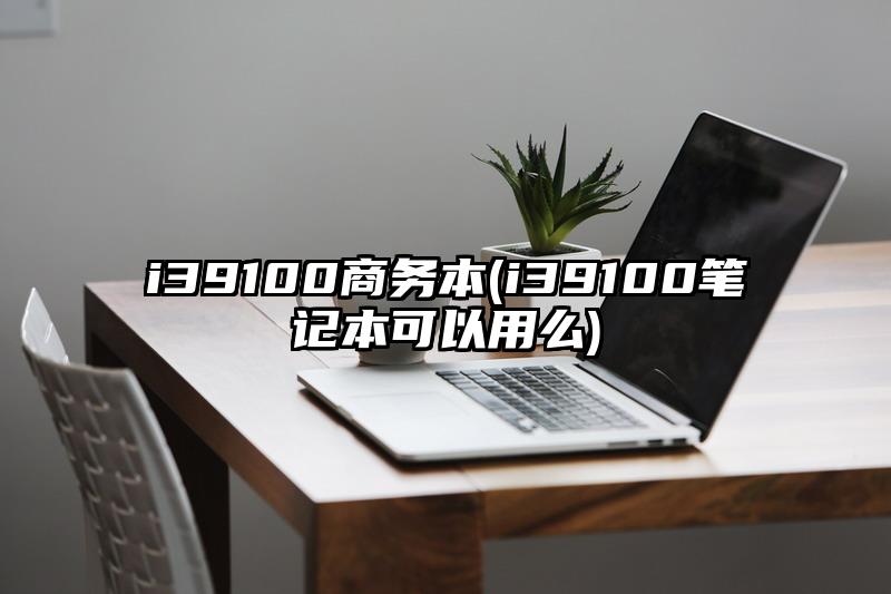 i39100商务本(i39100笔记本可以用么)