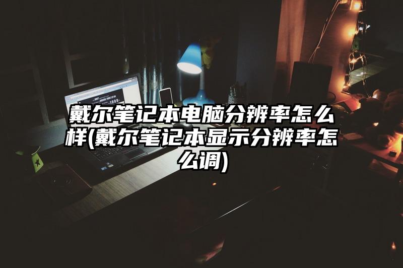 戴尔笔记本电脑分辨率怎么样(戴尔笔记本显示分辨率怎么调)