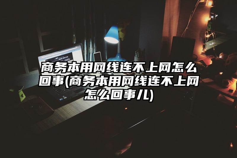 商务本用网线连不上网怎么回事(商务本用网线连不上网怎么回事儿)