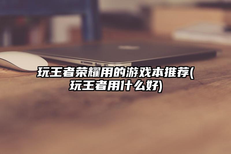 玩王者荣耀用的游戏本推荐(玩王者用什么好)