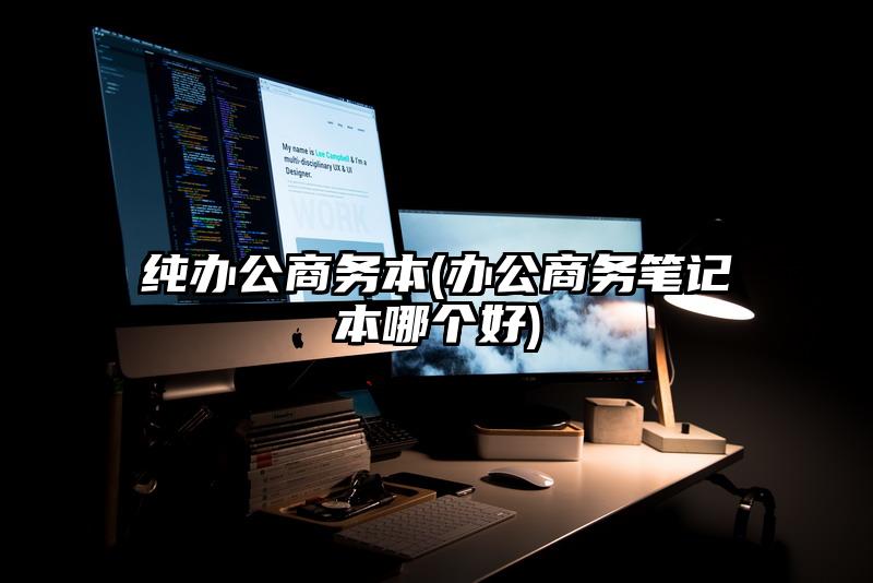 纯办公商务本(办公商务笔记本哪个好)