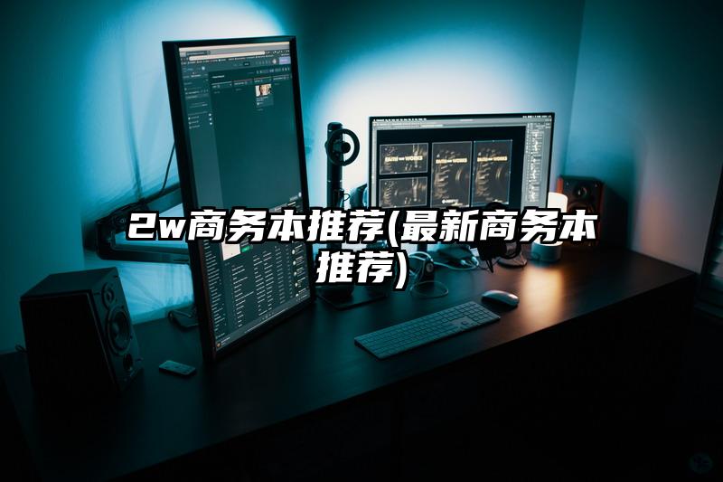 2w商务本推荐(最新商务本推荐)