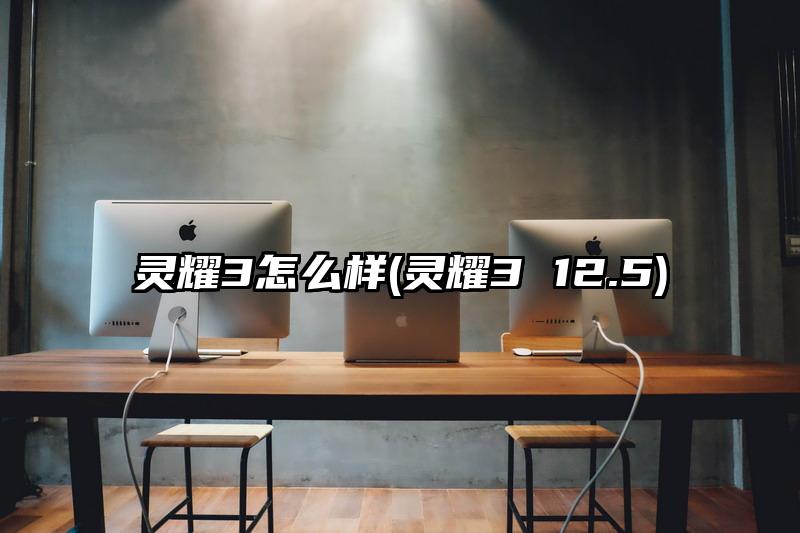 灵耀3怎么样(灵耀3 12.5)