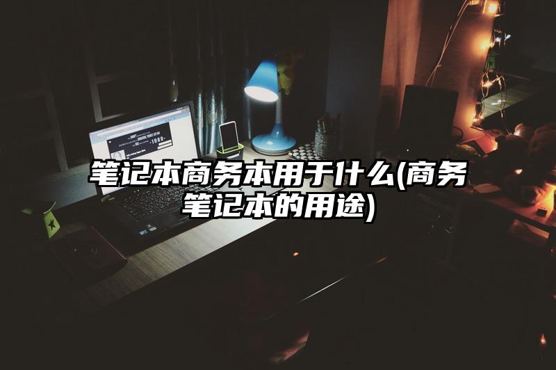 笔记本商务本用于什么(商务笔记本的用途)