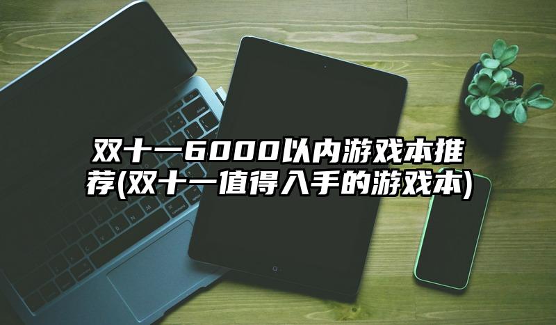 双十一6000以内游戏本推荐(双十一值得入手的游戏本)