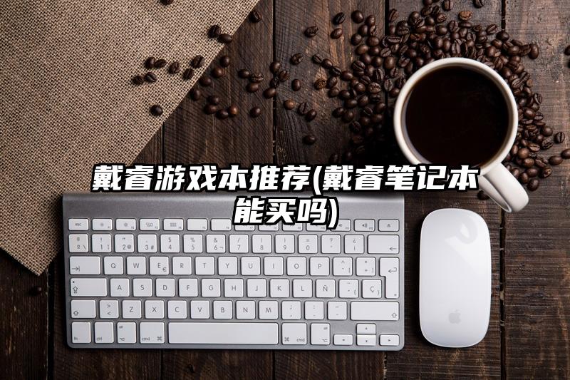 戴睿游戏本推荐(戴睿笔记本能买吗)