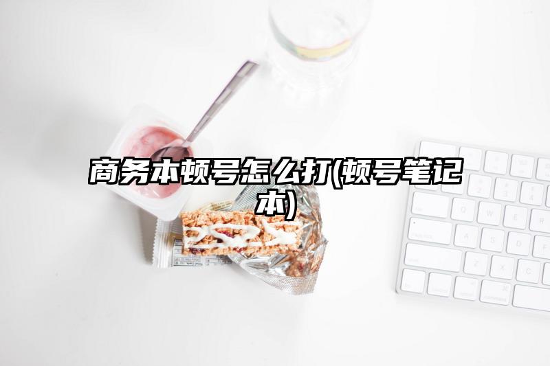 商务本顿号怎么打(顿号笔记本)