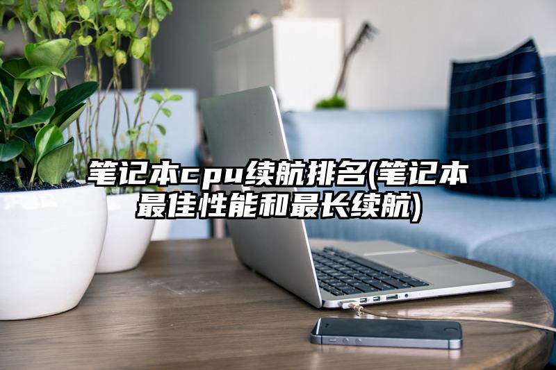 笔记本cpu续航排名(笔记本最佳性能和最长续航)
