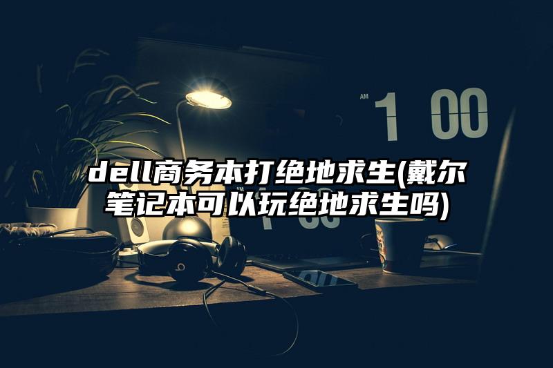 dell商务本打绝地求生(戴尔笔记本可以玩绝地求生吗)
