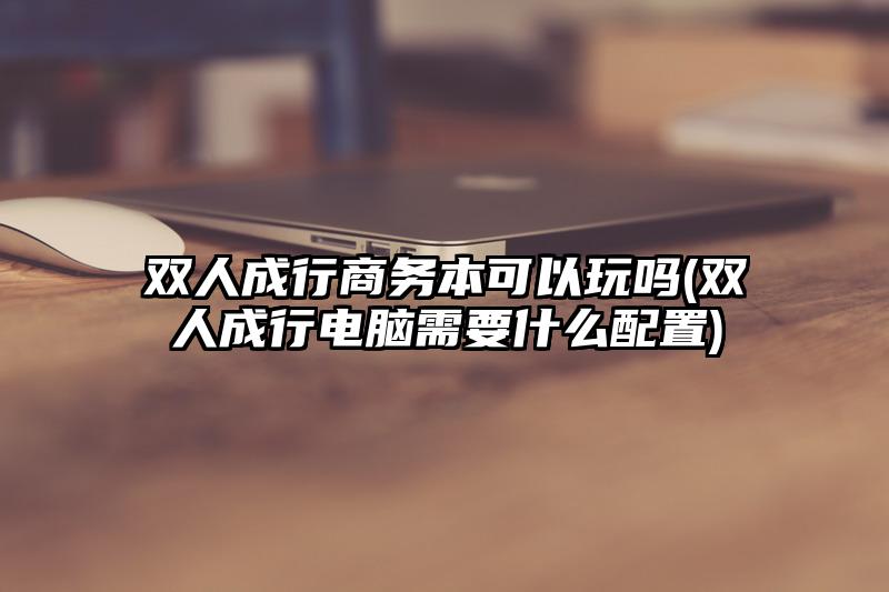 双人成行商务本可以玩吗(双人成行电脑需要什么配置)