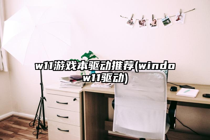 w11游戏本驱动推荐(window11驱动)