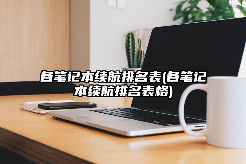 各笔记本续航排名表(各笔记本续航排名表格)