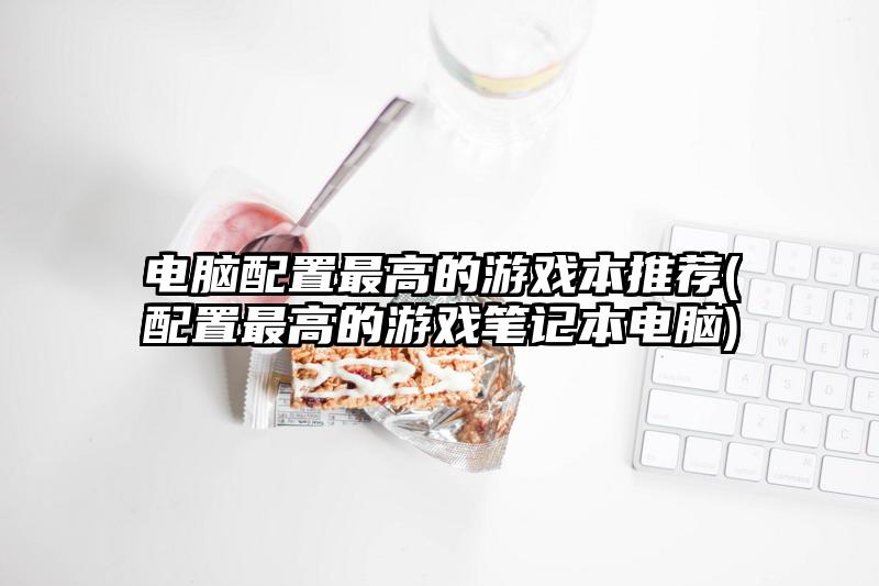 电脑配置最高的游戏本推荐(配置最高的游戏笔记本电脑)