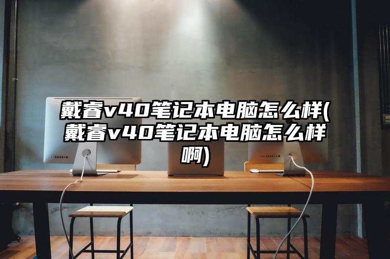 戴睿v40笔记本电脑怎么样(戴睿v40笔记本电脑怎么样啊)