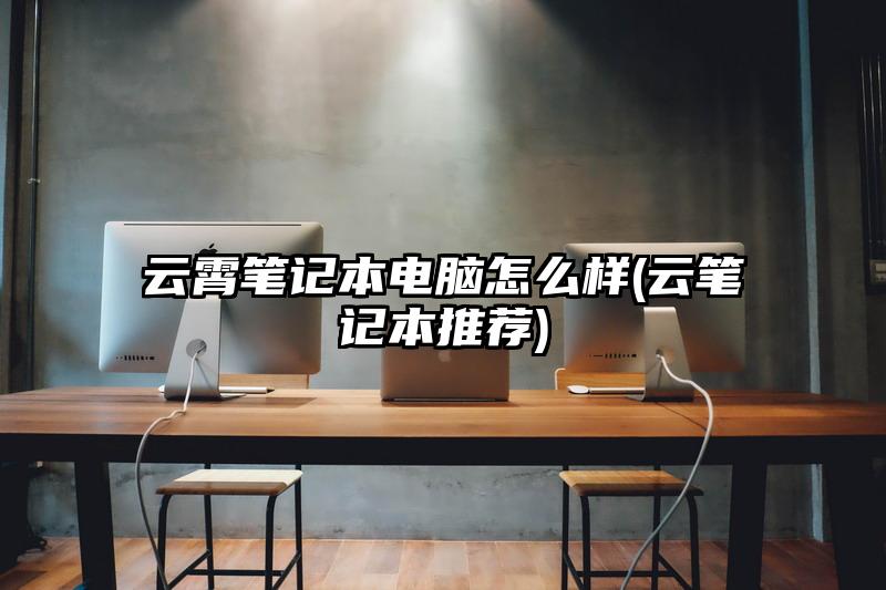 云霄笔记本电脑怎么样(云笔记本推荐)